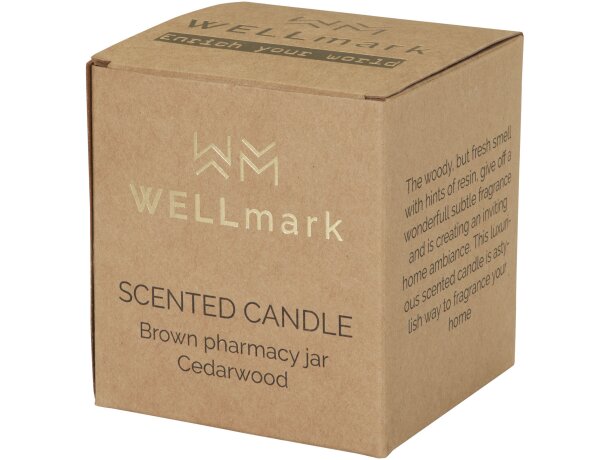 Vela perfumada Wellmark Let's Get Cozy 650g cera de soja natural detalle 2