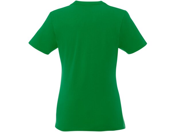 Camiseta de manga corta para mujer ”Heros” Verde helecho detalle 62