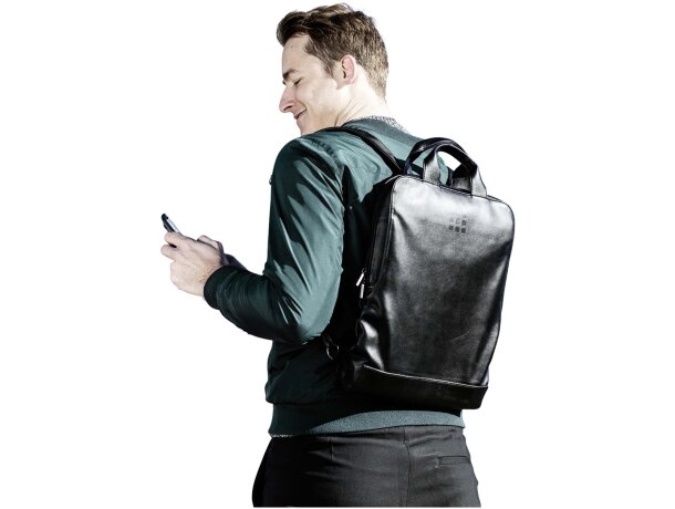 Funda vertical Moleskine Classic para dispositivos 15 pulgadas Negro intenso detalle 8