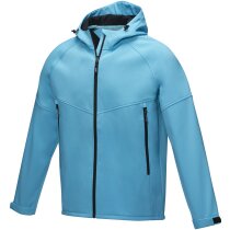Chaqueta softshell reciclada hombre Coltan azul