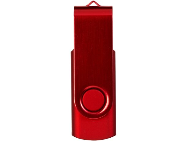 Memoria USB metálica Rotate 4GB con mecanismo rotativo Rojo detalle 12