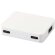 Hub USB Gaia de 4 puertos con plástico ABS reciclado Blanco