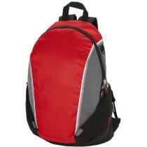 Mochila deportiva con bolsillos para portátil personalizada roja Mochila deportiva con bolsillos para portátil personalizada roja