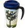 Taza térmica personalizada en pp 350ml Negro intenso/azul