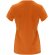 Camiseta manga corta mujer Capri Roly 100% algodón 170 g/m² Naranja detalle 90