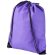 mochila saco clasica con cuerdas y esquinas reforzadas lila