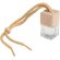 Ambientador de coche Ono en vidrio borosilicato y madera de haya Natural