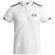 Polo deportivo manga corta infantil Tamil Roly poliéster reciclado Blanco/negro intenso detalle 4