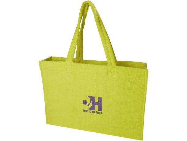 Bolsa tote de rizo reciclado GRS Siam con asa desplegable Lima detalle 10