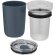 Vaso Bello vidrio borosilicato 420ml con carcasa reciclada Azul hielo detalle 10