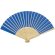 Abanico Carmen de bambú y papel plegable para eventos Azul aqua detalle 15