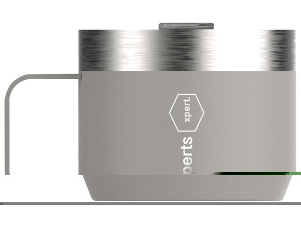 Taza acampada Stanley Everyday 236ml acero inoxidable reciclado Gris detalle 5