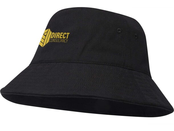 Sombrero reciclado Wicklow con certificación Aware Negro intenso detalle 1