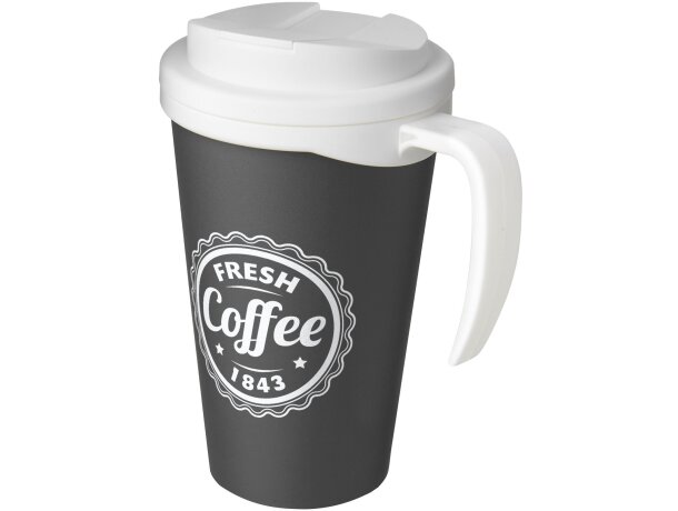 Americano® Grande taza 350 ml con tapa antigoteo personalizado