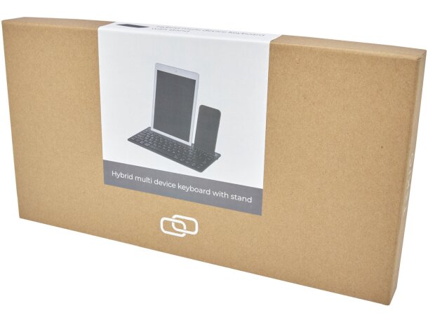 Teclado multidispositivo con soporte Hybrid barato