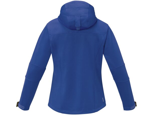 Chaqueta softshell Match mujer tres capas Azul detalle 3