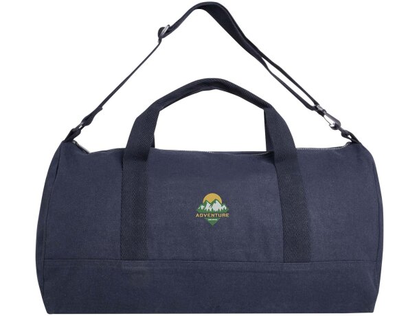 Bolsa de viaje en lona reciclada 50 litros Aware Porter Azul marino detalle 7