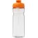 Bidón deportivo de 650 ml con tapa Flip H2O Active® Base Tritan™ Transparente claro/naranja detalle 25