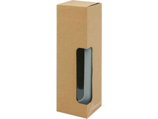 Botellas de agua reutilizables Tidan vidrio borosilicato agarre silicona Gris detalle 2