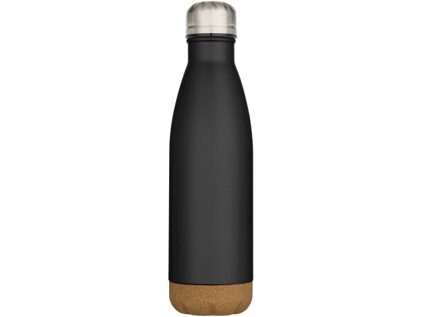 Botella térmica Cove 500ml acero inoxidable doble pared Negro intenso detalle 2