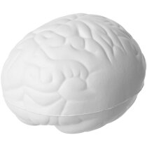 Antiestrés con forma de cerebro blanco