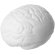 Antiestrés con forma de cerebro blanco