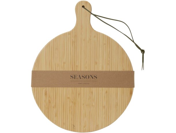 Tabla de cortar Delys en bambú con mango ergonómico Verde bosque detalle 10