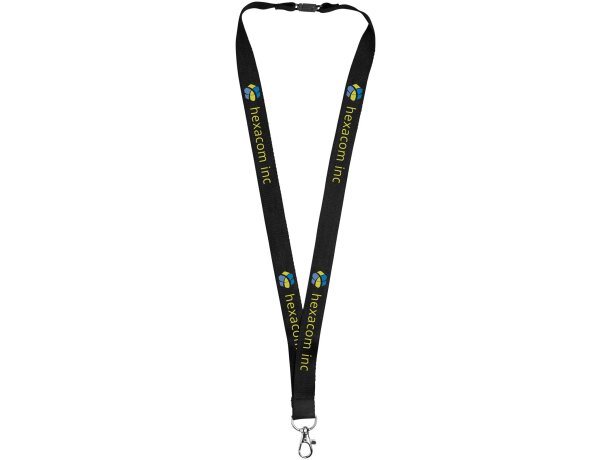 Lanyard de bambú con clip de seguridad Julian barata