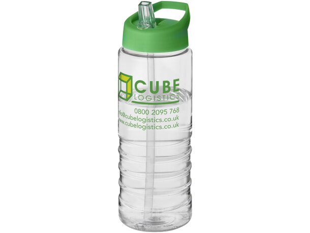 H2O Active® Treble Bidón deportivo con tapa con boquilla de 750 ml Transparente/verde detalle 15