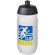 Bidón deportivo HydroFlex 500 ml flexible con tapa abatible Negro intenso/blanco transparente detalle 15