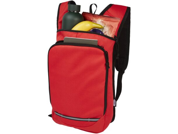 Mochila exterior GRS RPET Trails 6,5L certificada sostenible Rojo detalle 32