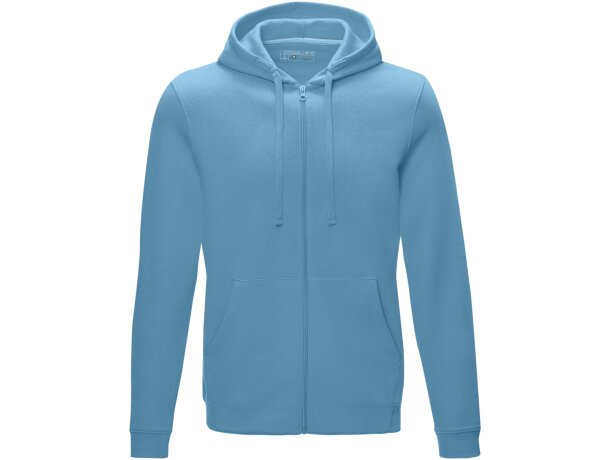 Sudadera con capucha y cremallera Ruby para hombre sostenible Azul nxt detalle 12