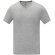 Camiseta de manga corta y cuello en V para hombre Somoto Gris mezcla detalle 15