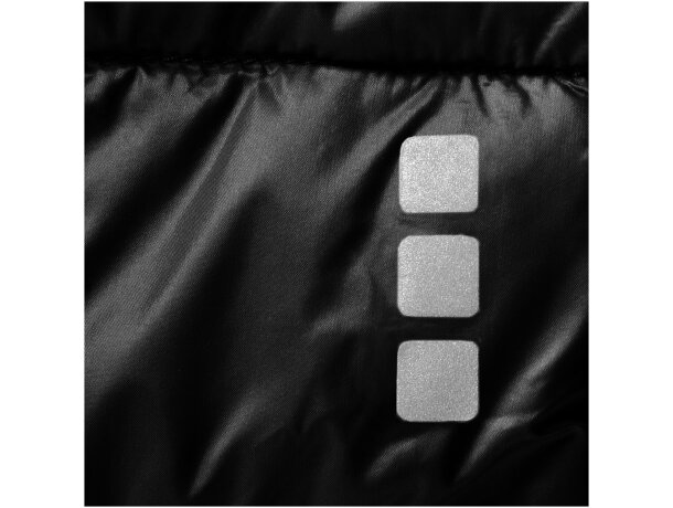 Chaqueta ligera plumón natural hombre Scotia Negro intenso detalle 40