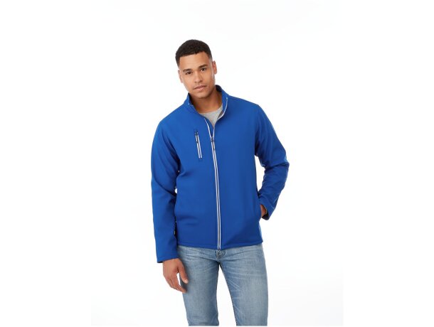 Chaqueta softshell Orion para hombre en poliéster elástico Azul detalle 18