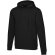 Sudadera con capucha unisex Spinel algodón orgánico certificado Negro intenso
