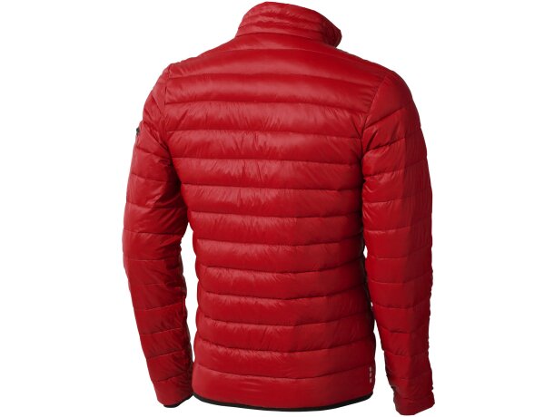 Chaqueta ligera plumón natural hombre Scotia Rojo detalle 3