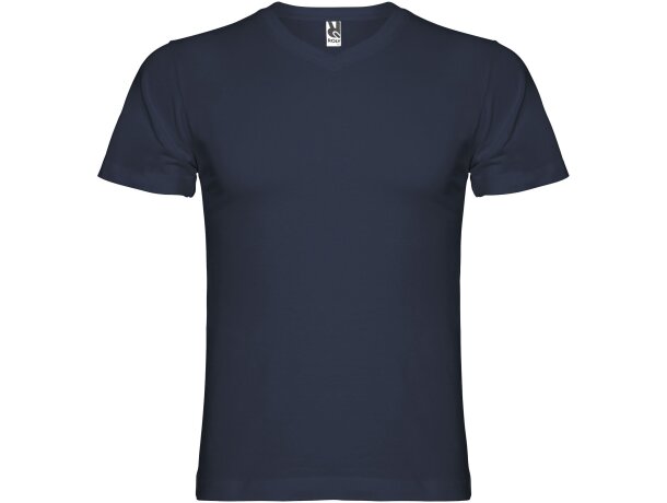 Camiseta cuello pico manga corta hombre Samoyedo Roly algodón Rojo detalle 28