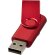 Memoria USB metálica Rotate 4GB con mecanismo rotativo Rojo