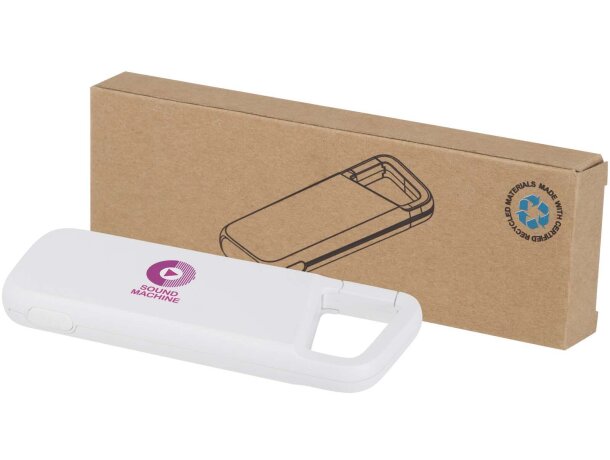 Batería externa Alkes 5000 mAh plástico ABS reciclado IPX5 Blanco detalle 8