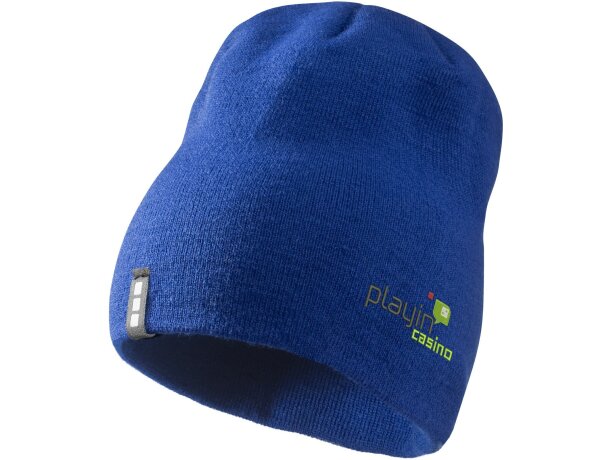 Gorro con acabado de punto colores lisos personalizado