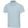Polo unisex de rizo reciclado Akoya con certificación GRS Azul nube