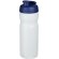 Baseline® Plus Bidón deportivo con tapa Flip de 650 ml Transparente/azul