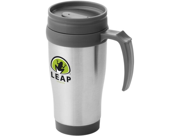 Taza de acero con tapa térmica economica