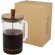 Cafetera de prensa francesa Ivorie 600ml vidrio borosilicato Transparente/madera detalle 8