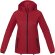 Chaqueta ligera impermeable mujer Dinlas con capucha enrollable Rojo detalle 5