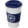 Vaso térmico 350ml con agarradera Americano Blanco/azul detalle 33