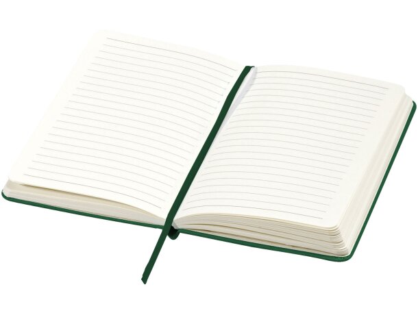 Cuaderno con cierre de banda elástica grabado