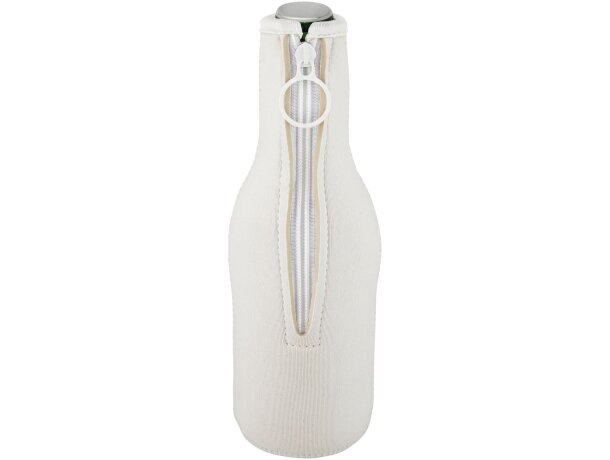 Funda para botellas térmicas de neopreno plegable Fris Blanco detalle 5