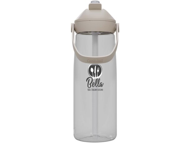 Botella 750ml Tritan Renew CamelBak Thrive Flip con pajita Transparente claro detalle 4